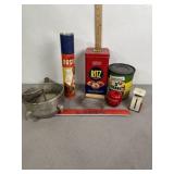 VITNAGE KITCHEN ITEMS, TINS, TIMER, SCALE