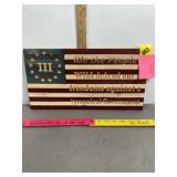 WE THE PEOPLE CUSTOM KRAFT DESIGNS WOOD SIGN