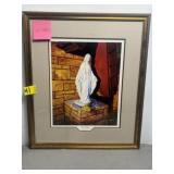 "OUR LADY" BY BRIAN MORGER FRAMED PRINT, 14/350