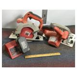 MILWAUKEE 18V CIRCULAR SAWS, 1 BATTERY/CHARGER