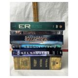 SEVERAL DVD SERIES SETS, ER, MIAMI VICE, GALACTICA