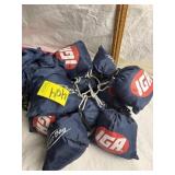 10 IGA GROCERY 4-EVER BAGS