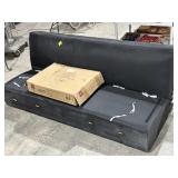 FUTON COUCH W/ COVER, HARDWARE UNOPENED