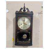 LINDER 31 DAY WALL HANGING CLOCK, WORKS W/ KEY