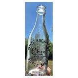 CHECO BUTTE BREWING CO. CROWN TOP BEER SODA BOTTLE