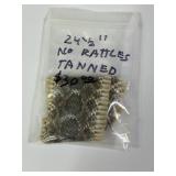 TANNED RATTLESNAKE SKIN, NO RATTLE 24.5" LONG