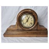 ANTIQUE INGRAHAM MANTLE CLOCK W/ KEY (WORKS)