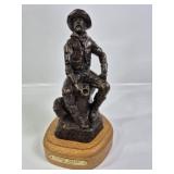 "COFFEE BREAK" BOB SCRIVER BRONZE - 168-250