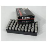 50 RNDS BLAZER .40 S&W 180GR AMMO
