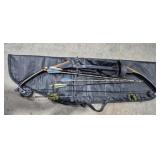 JENNINGS SUPER-T BOW W/ ARROWS, CASE