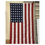 VINTAGE VALLEY FORDGE 48 STAR AMERICAN FLAG, LARGE