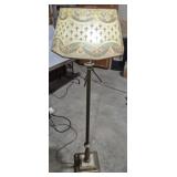 ART DECO FLOOR LAMP W/ METAL MESH SHADE