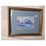 SIGNED BRIAN MORGER "EVENING AT THE RUSSELLS"