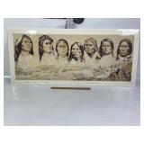 "THE INDIANS OF THE LITTLE BIG HORN" 1973 PRINT
