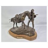 "SILENCE IS SAFTEY" BOB SCRIVER BRONZE