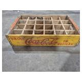 VINTAGE COCA-COLA WOOD BOTTLE CRATE