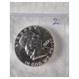 1962 FRANKLIN HALF DOLLAR