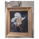 ORIGINAL ACE POWELL "EAGLE CALF" FRAMED ART