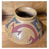 SIGNED MATA ORTIZ POTTERY POT BY RAFAEL SILVEIRA