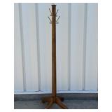 VINTAGE MISSION ARTS & CRAFTS WOOD COAT RACK