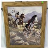RON G. FINNEY NATIVE AMERICAN SCOUTS (20" x 24")