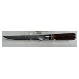 FANTECK 6" DAMASCUS STEEL FILET KNIFE