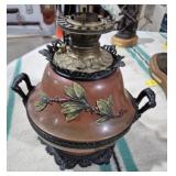 BRADLEY & HUBBARD PARLOR OIL LAMP ALL METAL