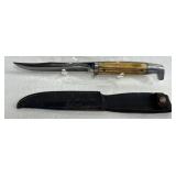 EARLY QUEEN KNIFE WINTERBOTTOM BONE HANDLE