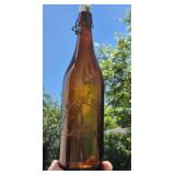 SACRAMENTO, CALIF. BLOB TOP QUART BEER BOTTLE