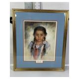 A. HOOKER FAY SIGNED "LITTLE SISTER" PRINT #53/250