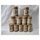 11 ANTIQUE EDISON CYLINDER RECORDS