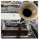 ANTIQUE EDISON PHONOGRAPH MODEL-H 4 MIN. WORKS