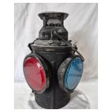 ADLAKE G.N.R-Y. #4 RAILROAD LAMP W/ LENSES
