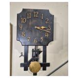 GILBERT MODEL 55-D MISSION STYLE WALL CLOCK