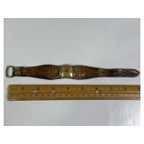 VTG. HAMILTON MENS WATCH W/ LEATHER BAND NOT WORKN