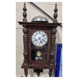 JUNGHANS VIENNA WALL CLOCK W/ BELL ON TOP