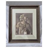 E. CURTIS AMERICAN INDIAN PRINT "HORSE CAPTURE"