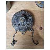 ANTIQUE STOVE FURNACE INDIAN DOE WAH JACK CAST IRN