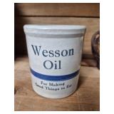 REDWING STONEWARE WESSON BEATER JAR