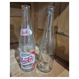 2- PEPSI COLA CROWN TOP (ACL) SODA BOTTLES