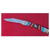 BUCK CUSTOM "DAVE YELLOWHORSE" TURQUOISE KNIFE