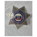 SECURITY SPECIAL OFFICER STAR BADGE