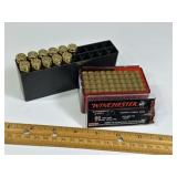 WINCHESTER .22 MAG (50 TOTAL) & 11 HORNDY SHELLS