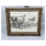 DON GREYTAK NUMBER & SIGNED FRAMED PRINT