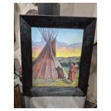 JESSE W. HENDERSON SIGNED CANVAS PRINT