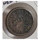 1863 TROY, NEW YORK CIVIL WAR TOKEN OLIVER BOUTWEL