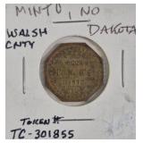 MINTO, NORTH DAKOTA TOKEN