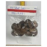 100 WHEAT CENTS 1940