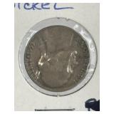 1954-D JEFFERSON NICKEL (AU)