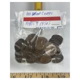 100 WHEAT CENTS 1940